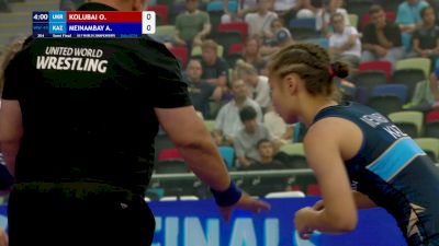 49 kg 1/2 Final - Olena Kolubai, Ukraine vs Ayanat Meinambay, Kazakhstan