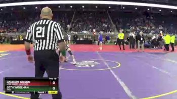 D3-130 lbs Semifinal - Zachary Gibson, Lake Odessa Lakewood vs Seth Woolman, Yale