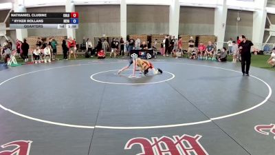 80 lbs Quarters - Nathaniel Clubine, Colorado vs Ryker Rollans, Nevada