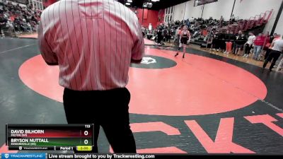 113 lbs Cons. Round 4 - Bryson Nuttall, EDWARDVILLE (HS) vs David Bilhorn, MILTON (WI)