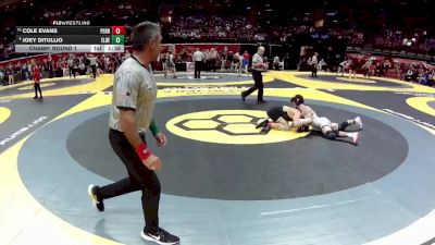 D1-157 lbs Champ. Round 1 - Joey DiTullio, Elder vs Cole Evans, Perrysburg