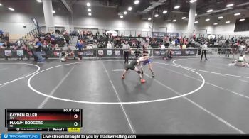 102 lbs Cons. Round 2 - Kayden Eller, MN vs Maxum Rodgers, NE