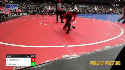 73 lbs Round Of 32 - Joaquin Ascencio, Team Donahoe vs Matthew Campos, RedWave Wrestling