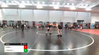 285 lbs Semifinal - Isaac Dolph, Virginia Military Institute vs Jacob Sartorio, Appalachian State