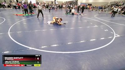 113 lbs Champ. Round 2 - Urijah Duran, Duran Wrestling Club vs Braiden Bartlett, 3F Wrestling