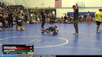 77 lbs Quarterfinal - Adam Galicia, Valdez WC vs Roman Quiroz, Rough House Wrestling