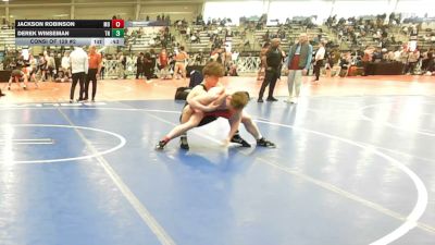 138 lbs Consi Of 128 #2 - Jackson Robinson, MO vs Derek Winseman, TN