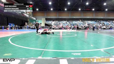 157 lbs Round Of 16 - Juan Gallardo, Wasco Wrestling vs Hudson Wohlers, Lil' Mavs