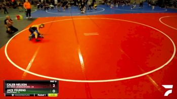 135 lbs Quarterfinals (8 Team) - Jace Feuring, Owatonna vs Caleb Nelson, NLS (New London/Spicer)