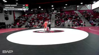 126 lbs 1st Place Match - Aiden Jalajel, COWETA vs Cooper Jackson, TUTTLE