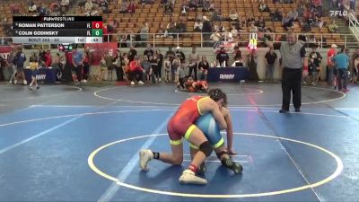 53 lbs Champ. Round 1 - Colin Godinsky, Strongsville vs Roman Patterson, Team Pliev