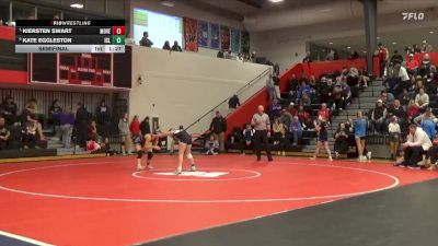 115 lbs Semifinal - Kiersten Swart, Mount Vernon vs Kate Eggleston, Iowa City Liberty