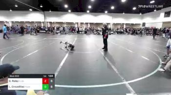 56 lbs Rr Rnd 3 - Garrett Raley, Florida Scorpions vs Liam Crousilliac, Team CLAY Futures
