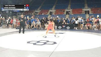 130 lbs Cons. Rd Of 16 - Gail Sullivan, New York vs Leona Martinez, California