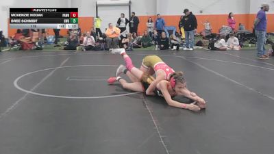 118 lbs Round 4 (6 Team) - McKenzie Hodak, PA West Black vs Bree Schmidt, Girls With Grit