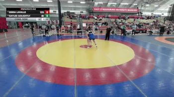 207 lbs Cons. Semi - Emma Lavalle, York vs Kaylee Golightly, Marymount