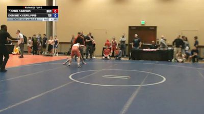 96 lbs Cons. Sub-quarters - Geno Carpino, Malvern Prep vs Dominick DeFilippis, Yale Street WC