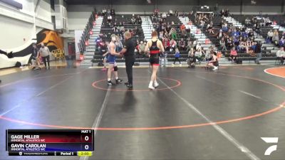 16U-3 lbs Round 2 - Gage Miller, Immortal Athletics WC vs Gavin Carolan, Immortal Athletics WC