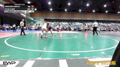 150 lbs Consi Of 8 #2 - Annalese Arroyo, THRESHOLD WRESTLING CLUB vs Kylie Clark, Wasco Wrestling