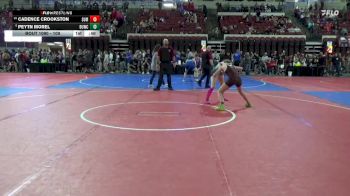 109 lbs Cons. Round 5 - Cadence Crookston, Sun River Valley Club vs Peytn Morel, Choteau Wrestling