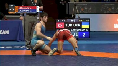 65 kg 3rd Place - Selahattin Kilicsallayan, TUR vs Erik Arushanian, UKR