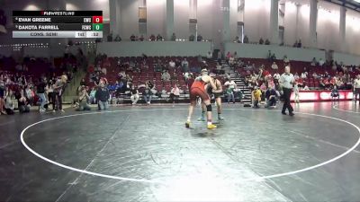 150 lbs Cons. Semi - Dakota Farrell, Franklin County Wrestling Club vs Evan Greene, Cavalier Wrestling Club