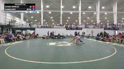 130 lbs Alyssa Ornelas, Colorado vs Kassie Sapp, Michigan Blue