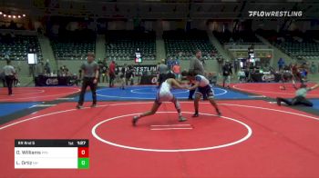 123 lbs Rr Rnd 5 - De'Niah Williams, Pin-King All Stars vs Leandra Ortiz, Nathan Hale