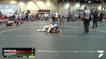 135 lbs Quarterfinals (8 Team) - Chase Krantz, Team Gotcha vs Dawson Mack, Untouchables Purple