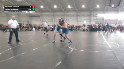 190 lbs Round 5 (8 Team) - Caden Shearer, Gettysburg vs Michael Feeney, Ohio Gold