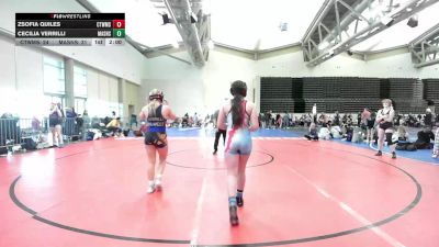 122 lbs Rr Rnd 3 - Zsofia Quiles, CT Whale Orca vs Cecilia Verrilli, Lady Assassins