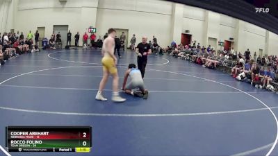 150 lbs Finals (8 Team) - Rocco Folino, Team Oregon vs Cooper Arehart, Nebraska Maize