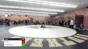 60 lbs Final - Matthew Bly, Wilkes Barre vs Liam Merithew, Morrisville