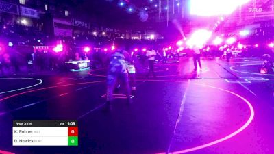 285 lbs Semifinal - Kaden Rohner, Victory Wrestling Club - VTC vs Oz Nowick, Black Fox Wrestling Academy