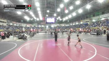 46 lbs Consi Of 4 - Bryson Kunkle, No Team vs Liam Derrera, Greeley Metro