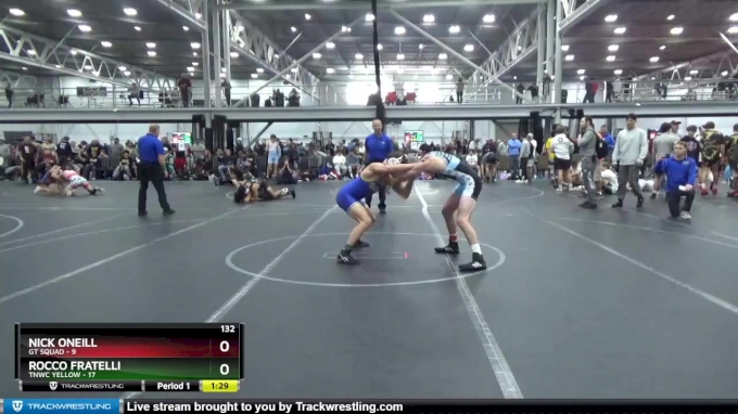 132 lbs Round 2 (4 Team) - Rocco Fratelli, TNWC Yellow vs Nick Oneill ...