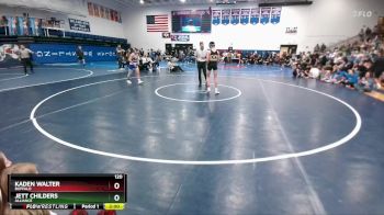 120 lbs Champ. Round 1 - Kaden Walter, Buffalo vs Jett Childers, Alliance