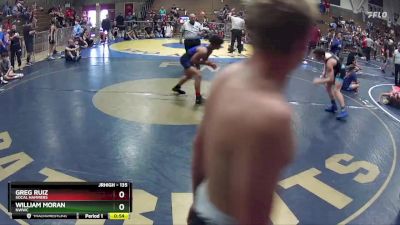 135 lbs Semifinal - William Moran, NWWC vs Greg Ruiz, SoCal Hammers