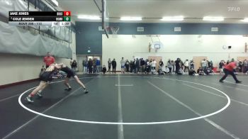 113 lbs Quarterfinal - Jake Jones, Bishop Kelly High School vs Cole Jensen, Rocky Mountain