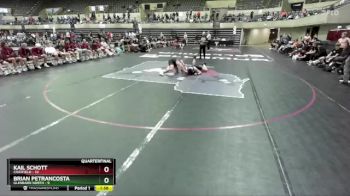 215 lbs Quarterfinals (8 Team) - Brian Petrancosta, Glenbard North vs Kail Schott, Chatfield