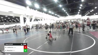 46 lbs Consi Of 8 #1 - Michael Ledezma, Vasky Bros vs Aaron Maestas, Dog Pound WC