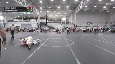 157 lbs Quarterfinals (8 Team) - Colton Quinn, Terps Xtreme vs Benjamin Byrne, Ohio Gold