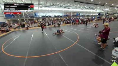 126 lbs Cons. Round 4 - Tyler Herring, Level Up vs Tyler White, Lake Gibson Braves