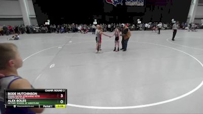 86 lbs Champ. Round 2 - Alex Boles, Victory School Of Wrestling vs Bode Hutchinson, Grand Rapids Screaming Yetis Wrestling Club