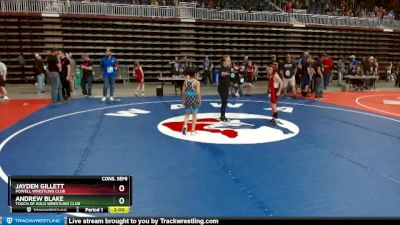 63 lbs Cons. Semi - Jayden Gillett, Powell Wrestling Club vs Andrew Blake, Touch Of Gold Wrestling Club