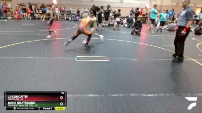 92 lbs Semis & 1st Wrestleback (8 Team) - JJ Kuncaitis, Ares Black vs Bode Bratsburg, The Funky Singlets Teal