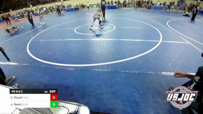 64-67 lbs Rr Rnd 2 - Chisum Roper, Clinton Youth Wrestling vs Joseph Reed, Deer Creek Wrestling Club