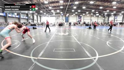 120 lbs Consi Of 16 #2 - Koray Kocaoglu, NY vs Bennet Palmeri, NY