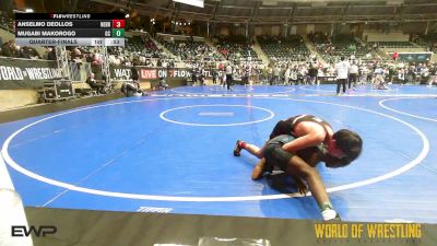 120 lbs Quarterfinal - Anselmo DeOllos, Nebraska Elite vs Mugabi Makorogo, Gulf Coast Wrestling Club