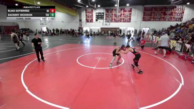 130-136 lbs Cons. Semi - Elias Gutierrez, Norte Vista vs Zackery Dickison, Thunder